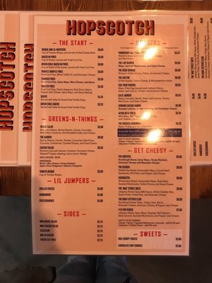 Menu photo 7 Hopscotch Oklahoma City, OK