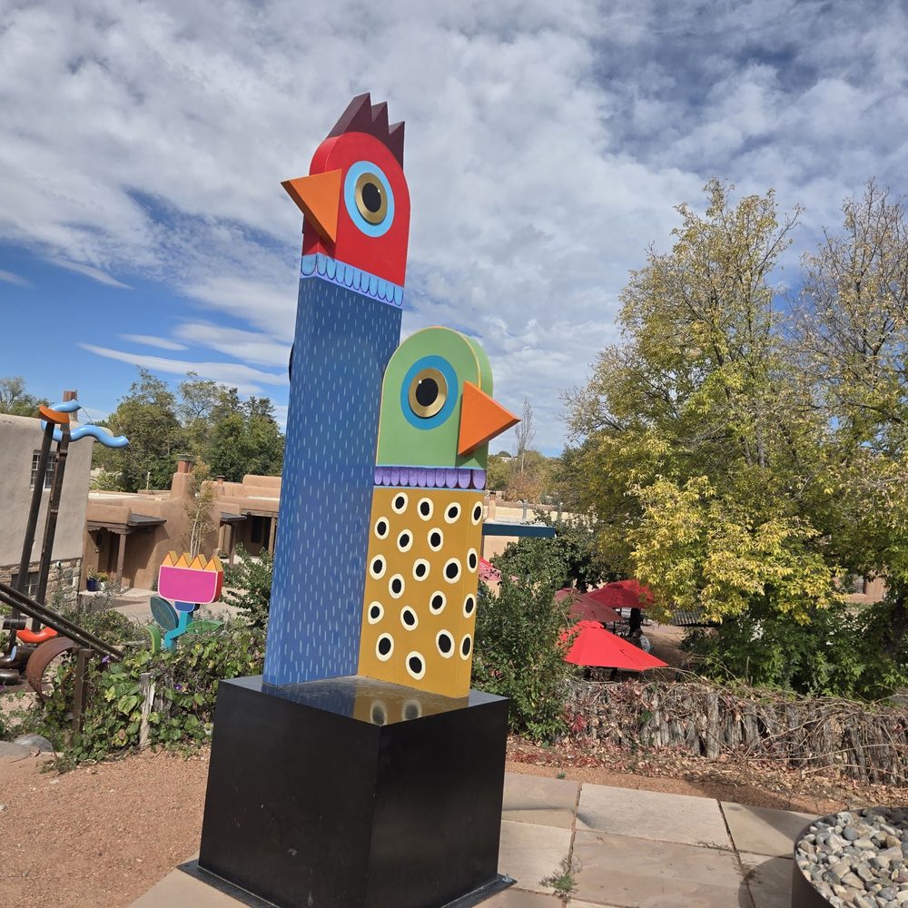 Cafe Canyon - Yard art! If you see this. You've made it. Walk down the stairs. - Coffee & Tea Near Me - Santa Fe, New Mexico Cafe Canyon - Yard art! If you see this. You've made it. Walk down the stairs. - Coffee & Tea Near Me - Santa Fe, New Mexico