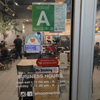 Pho N Mor - Front wondow - Vietnamese Near Me - Alhambra, California