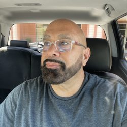 Uppercut Barbershop - Ciera with the 5 star beard trim and fade. I'm over here looking like a snack :)
