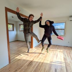 Cottonwood Finishes - Jumping for joy in Ashcreek.