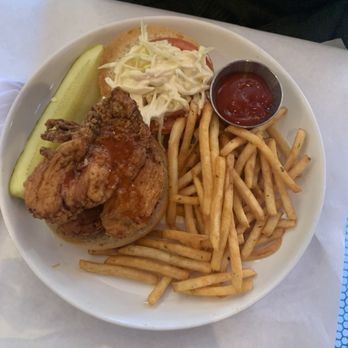 Zack's Oak Bar & Restaurant - Hoboken Hot Honey Chicken Sandwich - American Near Me - Hoboken, New Jersey Zack's Oak Bar & Restaurant - Hoboken Hot Honey Chicken Sandwich - American Near Me - Hoboken, New Jersey