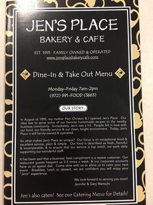Menu photo 5 Jen's Place Bakery & Cafe Dallas, TX Menu photo 5 Jen's Place Bakery & Cafe Dallas, TX