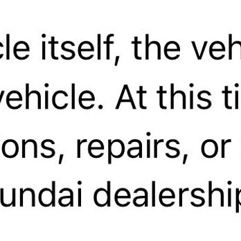 ABC Hyundai - Giovanni stated I must return the vehicle to Las Vegas, as ABC Hyundai will not authorize repairs or inspections elsewhere. - Car Dealers Near Me - Las Vegas, Nevada ABC Hyundai - Giovanni stated I must return the vehicle to Las Vegas, as ABC Hyundai will not authorize repairs or inspections elsewhere. - Car Dealers Near Me - Las Vegas, Nevada