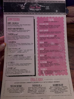 Menu photo 4 Miranda Lambert's Casa Rosa Nashville, TN Menu photo 4 Miranda Lambert's Casa Rosa Nashville, TN