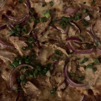 Woody's Grill and Tap - Jamaican Jerk Pizza - Bars Near Me - Boston, Massachusetts