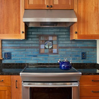 Clay Squared to Infinity - Tile Mural Behind Stove - Flooring Near Me - Minneapolis, Minnesota Clay Squared to Infinity - Tile Mural Behind Stove - Flooring Near Me - Minneapolis, Minnesota