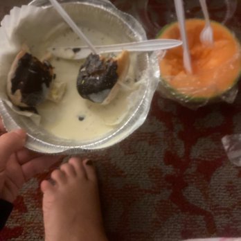 Nanuet Diner - The suspicious Eclair with the mystery cream :( - Diners Near Me - Nanuet, New York Nanuet Diner - The suspicious Eclair with the mystery cream :( - Diners Near Me - Nanuet, New York