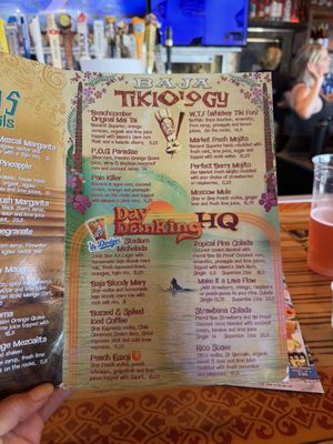 Menu photo 8 Baja Sharkeez Newport Beach, CA