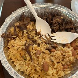 Original rice bowl with carne asada white