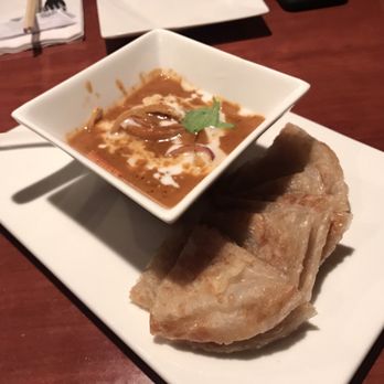 Mira Sushi - Queens - Thai Pancake with Massaman Curry (a curry & roti appetizer) - Sushi Bars Near Me - Flushing, New York Mira Sushi - Queens - Thai Pancake with Massaman Curry (a curry & roti appetizer) - Sushi Bars Near Me - Flushing, New York