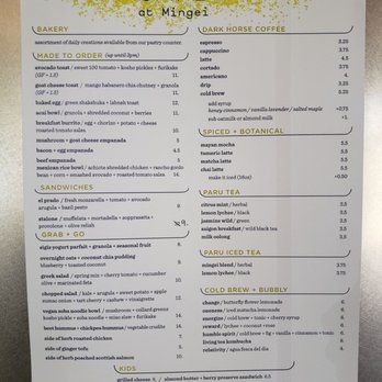 Craft Cafe - Menu Sept 6th 2021 - Cafes Near Me - San Diego, California