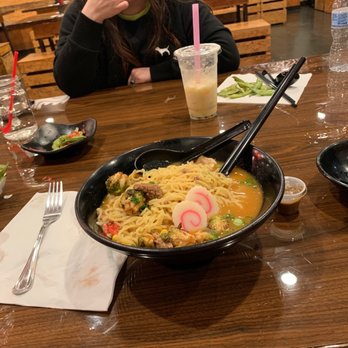 JY Ramen - R03-Spicy Toyko Miso Ramen add Brussels add fish thingy and extra noods!!! - Ramen Near Me - San Antonio, Texas