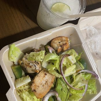 Holiday Inn Express - Caesar salad with lime margarita - Hotels Near Me - Puerto Vallarta, JAL