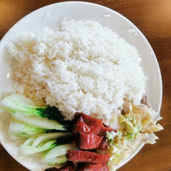 N’Joy Cafe - Way too much rice for the 4 pieces of BBQ pork and few pieces of chicken. Atleast 3-4cups of rice here. - Chinese Near Me - Elk Grove, California N’Joy Cafe - Way too much rice for the 4 pieces of BBQ pork and few pieces of chicken. Atleast 3-4cups of rice here. - Chinese Near Me - Elk Grove, California