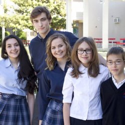Dallas International School - Junior and high school students at Dallas International School