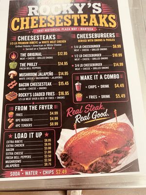 Menu photo 2 Rocky’s Cheesesteaks Manteca, CA Menu photo 2 Rocky’s Cheesesteaks Manteca, CA