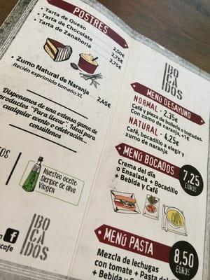 Menu photo 2 Bocados Valencia, V Menu photo 2 Bocados Valencia, V