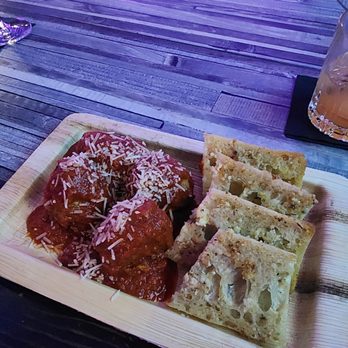 Midtown Spirits Wine & Bites - The Meatballs and Garlic Bread at Midtown Spirits Wine & Bites are to die for. - Wine Bars Near Me - Reno, Nevada