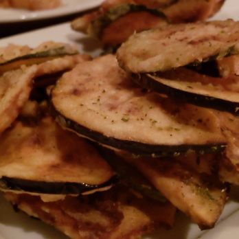 Yefsi Estiatorio - YEFSI CHIPS Zucchini & Eggplant Chips with Tzatziki Sauce - Greek Near Me - New York, New York Yefsi Estiatorio - YEFSI CHIPS Zucchini & Eggplant Chips with Tzatziki Sauce - Greek Near Me - New York, New York