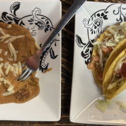 El Maguey Mexican Restaurante - Refried beans & beef tacos (a la carte)