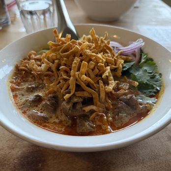 Ginger & Scallion - Braised beef khao soi - highly recommend! - Thai Near Me - Seattle, Washington