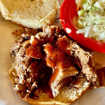 Firehouse BBQ and Blues - Beef Brisket Sandwich Cheesy Potatoes Cole Slaw - Barbeque Near Me - Richmond, Indiana Firehouse BBQ and Blues - Beef Brisket Sandwich Cheesy Potatoes Cole Slaw - Barbeque Near Me - Richmond, Indiana