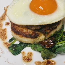 Crispy Polenta with Amish Farm Egg