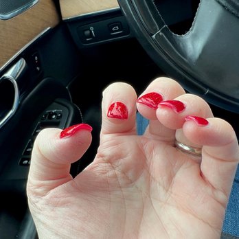 OP Nails - Thick, too much acrylic funny shapes. - Nail Salons Near Me - Johnson City, Tennessee OP Nails - Thick, too much acrylic funny shapes. - Nail Salons Near Me - Johnson City, Tennessee