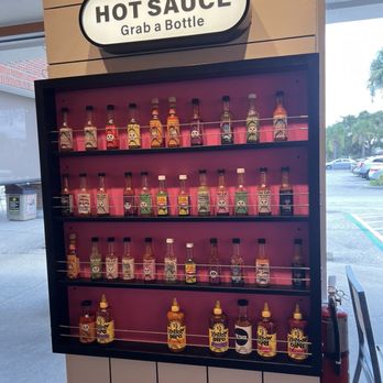 Big Taco - Hot sauce wall - Tex-Mex Near Me - Oviedo, Florida