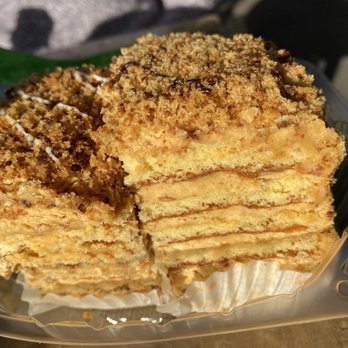 Cinderella - Honey Cake & Sour Cream - both VERY sweet. - Bakeries Near Me - San Francisco, California Cinderella - Honey Cake & Sour Cream - both VERY sweet. - Bakeries Near Me - San Francisco, California
