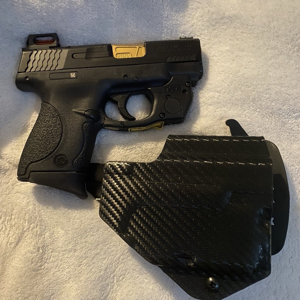 Cal Customs - S&W M&P 9mm with laser sight and triclops sight on second slide. - Guns & Ammo Near Me - Fallbrook, California