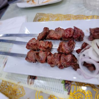 Stix Kosher Restaurant - Lamb kebab/shashlik. Good flavor. A bit chewy - Kosher Near Me - Forest Hills, New York Stix Kosher Restaurant - Lamb kebab/shashlik. Good flavor. A bit chewy - Kosher Near Me - Forest Hills, New York