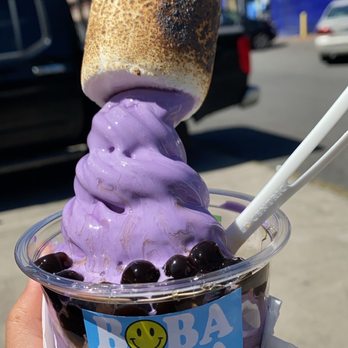 Thrills Soft Serve - Ube Boba with Marshmallow - Ice Cream & Frozen Yogurt Near Me - Honolulu, Hawaii Thrills Soft Serve - Ube Boba with Marshmallow - Ice Cream & Frozen Yogurt Near Me - Honolulu, Hawaii