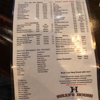Sully's House - Sports Bars Near Me - Chicago, Illinois