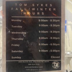Tom Sykes - Tom Sykes hours