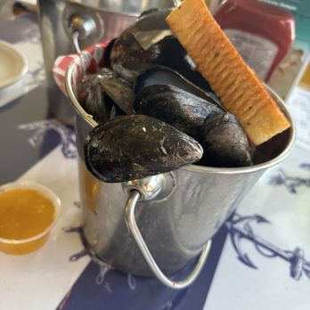Rusty Anchor Restaurant - Bucket of mussels - Seafood Near Me - Pleasant Bay, Nova Scotia Rusty Anchor Restaurant - Bucket of mussels - Seafood Near Me - Pleasant Bay, Nova Scotia
