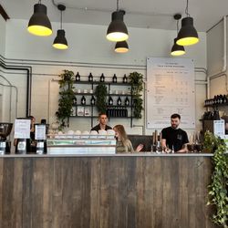 Tala Coffee Roasters - Highwood Cafe - Such a cool industrial vibe!!! Very Portlandesque