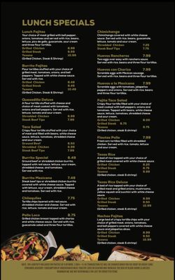 Menu photo 2 The OG Mexican Restaurant Greenwood, SC Menu photo 2 The OG Mexican Restaurant Greenwood, SC