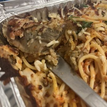 Romios Pizza - Nasty undercooked eggplant with dried out pasta - Pizza Near Me - Kirkland, Washington Romios Pizza - Nasty undercooked eggplant with dried out pasta - Pizza Near Me - Kirkland, Washington