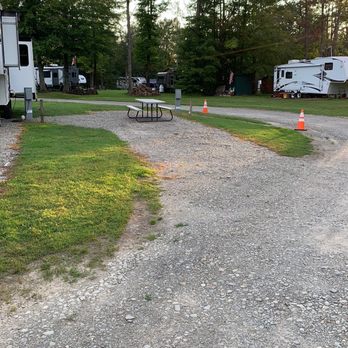 Top A Rise Campground - Site 62, where r friends were.  Yup, thats the road..... - Campgrounds Near Me - Falconer, New York
