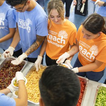 Stanbridge University - Stanbridge students prepare and serve meals to individuals and families in need at regularly Feeding the Homeless events. - Colleges & Universities Near Me - Alhambra, California