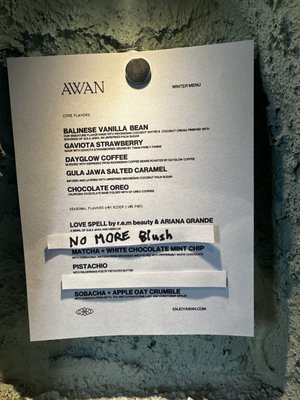 Menu photo 3 Awan Venice, CA
