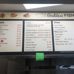 Golden Fish and Chips - Menu