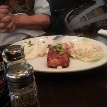 The Clover Irish Pub - Grilled salmon entree with mashed potatoes and coleslaw - Irish Near Me - Miami, Florida The Clover Irish Pub - Grilled salmon entree with mashed potatoes and coleslaw - Irish Near Me - Miami, Florida