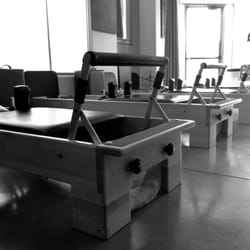 Red Monkey Studio - Inside of the Foothills Pilates Studio -- Reformers