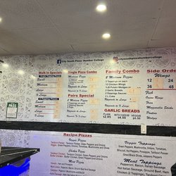 City South Pizza - Menu