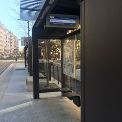 Lignes d'Azur - Tram Stop at Sainte-Helene