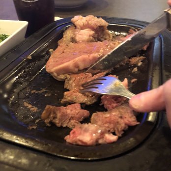 Brann's Steakhouse & Grille - Do you like fat- you're in luck- there's a whole pile of it near the upper right hand corner of the plate - Steakhouses Near Me - Caledonia, Michigan