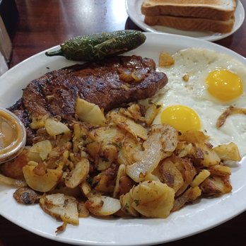 Rodeo Cafe - Steak and eggs ($19.95) - Cafes Near Me - Rancho Cucamonga, California